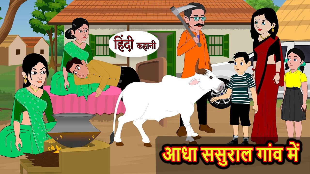आधा ससुराल गांव में | Stories in Hindi | Bedtime Stories | Fairy Tales | Moral Story | Kahani