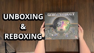 Gaia Project - Board Game Unboxing & Reboxing - What