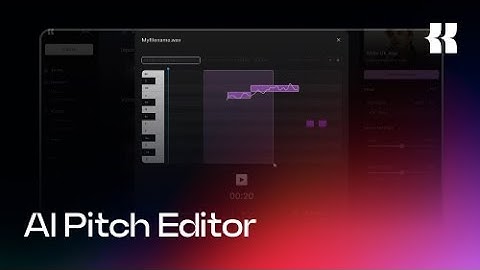 New Feature: Browser-Based Vocal Pitch Editor Now in Kits AI