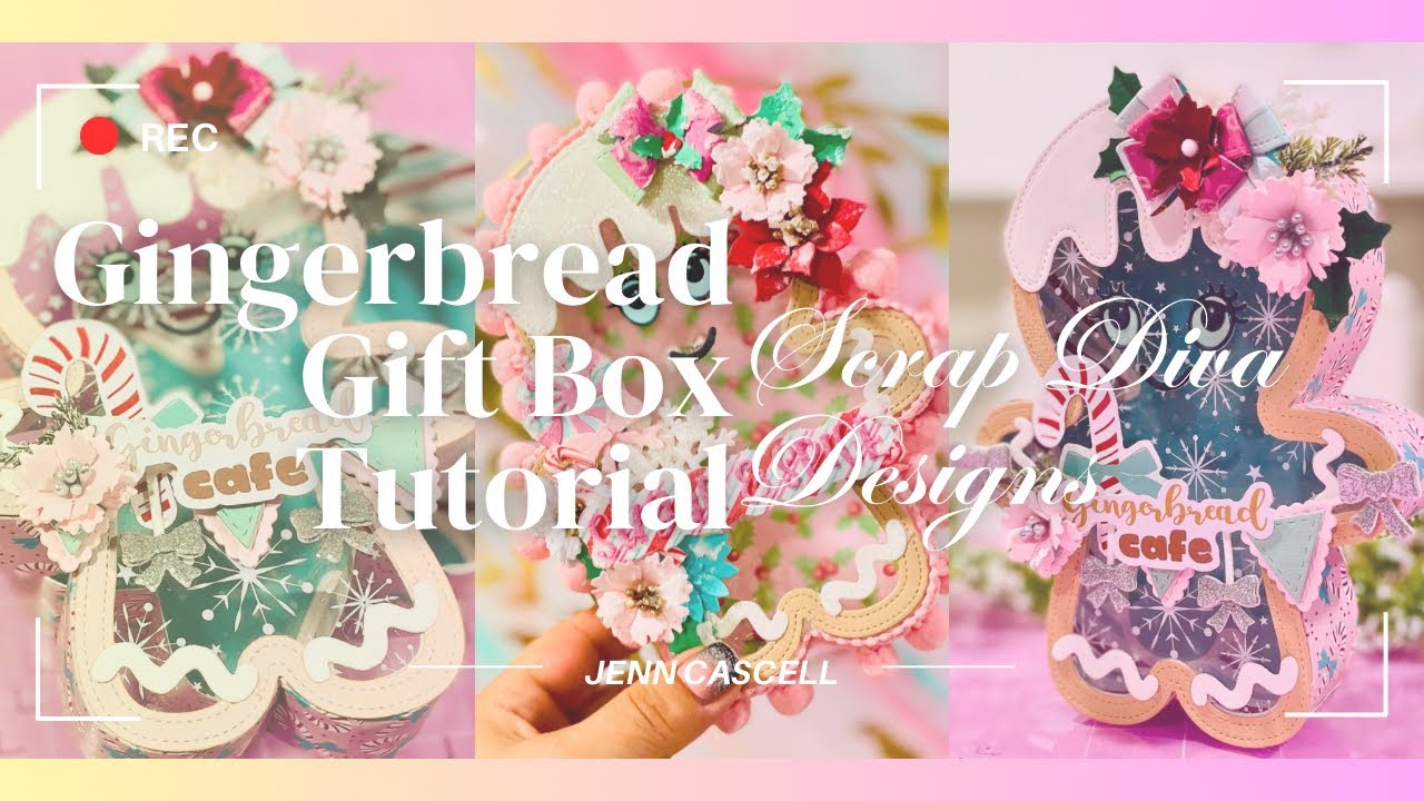 Мастер-класс по изготовлению подарочной коробки для пряничного шейкера, октябрьский выпуск от Scr...