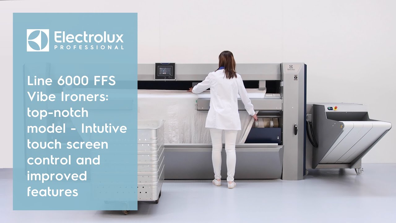 Line 6000 FFS Vibe Ironers topnotch model Intutive touch screen