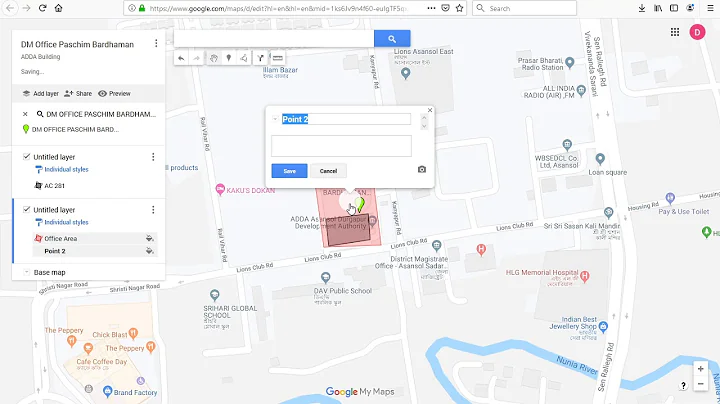 How to create and Export .kml file using Google Map