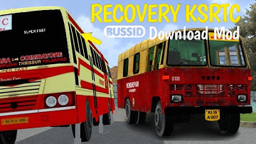 New KSRTC RECOVERY BUS For Bus Simulator Indonesia | Free Mod | New Bus Mod For Bussid| #bussidmods​