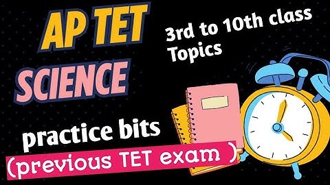 Ap tet previous papers science practice bits|ap tet model papers 2026|ap tet science practice bits|