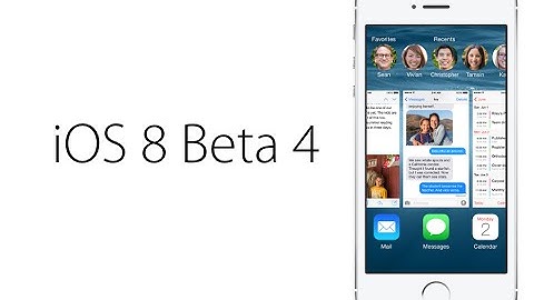 iOS 8 Beta 4