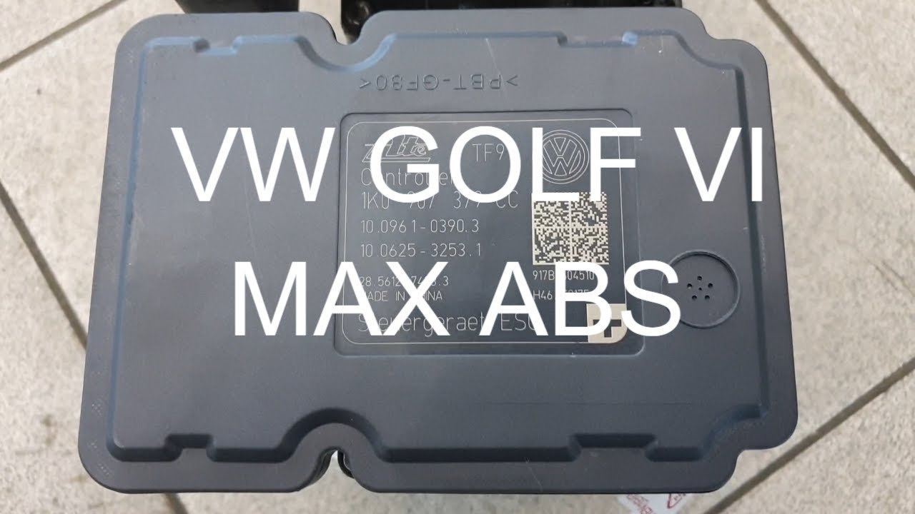 VW Golf VI Type R Замена блока ABS maxi. Установка максимального