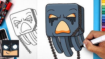 How to Draw Minecraft Ghast | Step by Step Art Lesson for Beginners