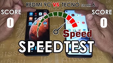 Redmi 9C vs Tecno Spark 6 | Speedtest Redmi 9C vs Tecno Spark 6 | Helio G35 VS Helio G70