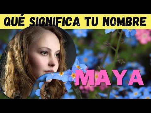 Vídeo: Què significa el nom Maya en àrab?