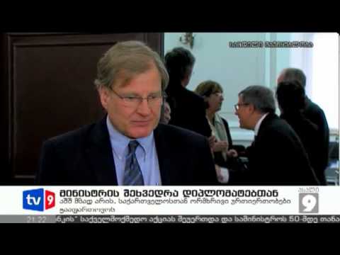 ახალი 9 | შეხვედრა დიპლომატებთან | 26.04.13
