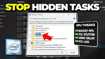 STOP CPU-LAG ONMIDDELLIJK! Schakel deze verborgen Windows-services uit voor een ENORME FPS-boost!
