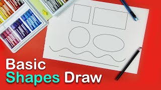 Basic Shapes Drawing | Easy Drawing Tutorial | Creative Classroom