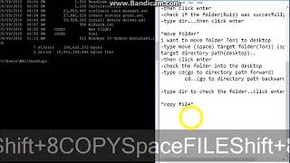 how to create rename move copy and delete folder using DOS Create Rename Move And Delete Folder Using Dos