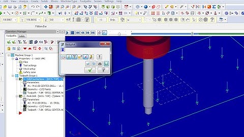 Mastercam tutorial training : Drill programming