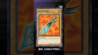 Fiend Sword in 3d action #yugioh #shorts