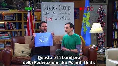 The Big Bang Theory - Sheldon e Wil Wheaton in fun with flags--Sub Ita
