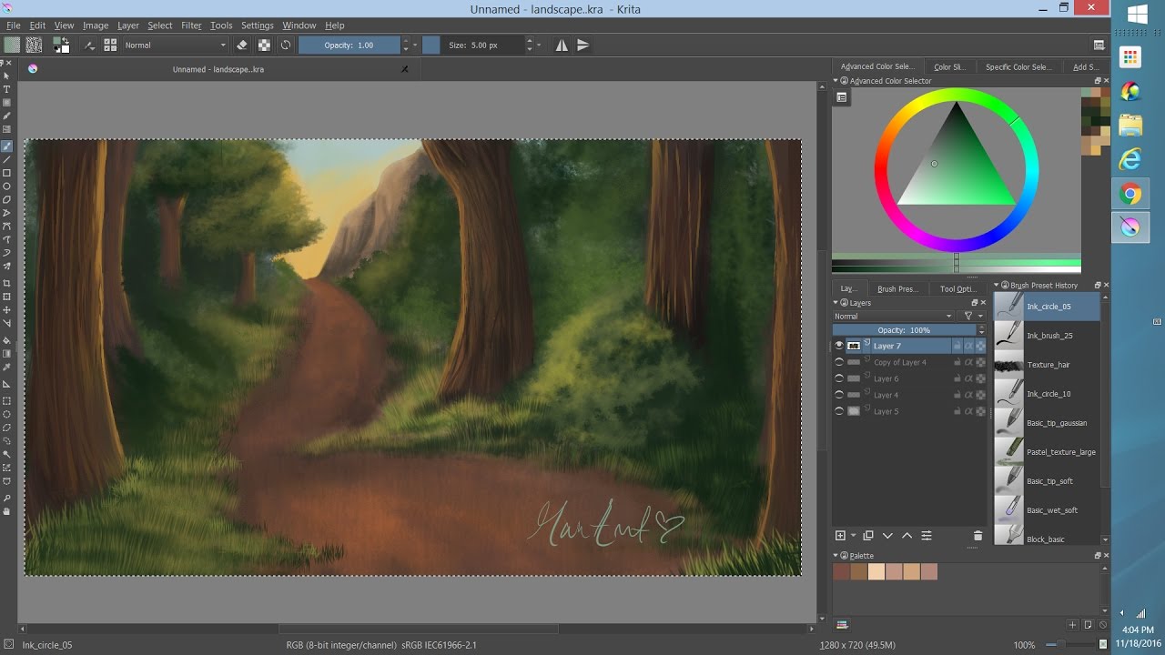 Krita Landscape