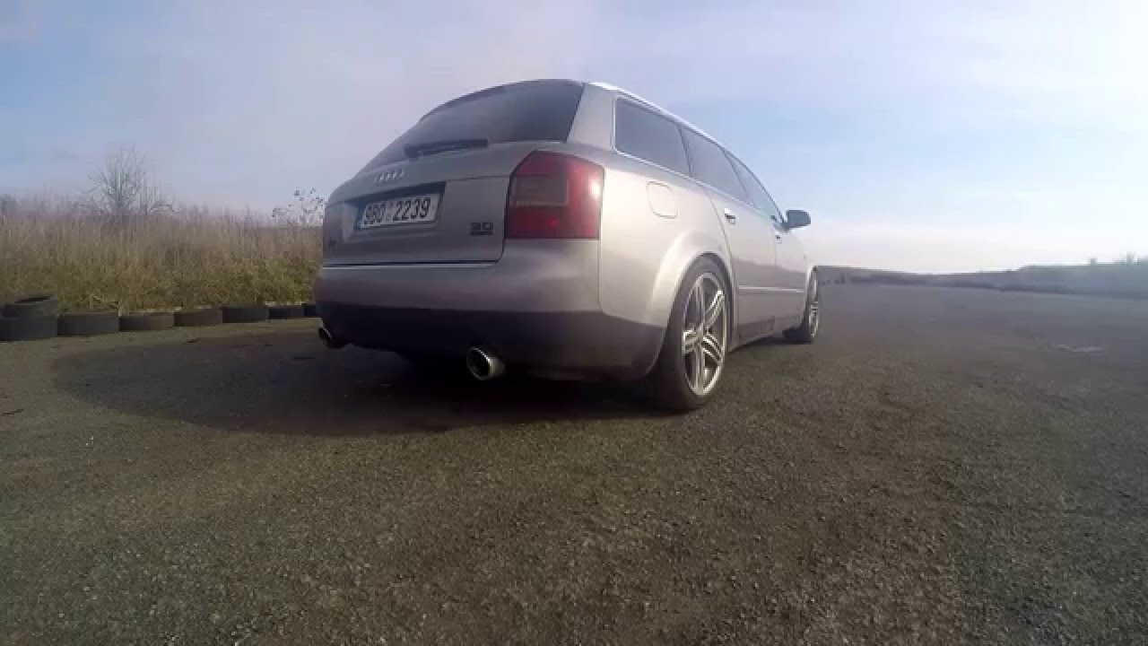 Audi a4 b6 3.0 TOP SOUND!!!! - YouTube