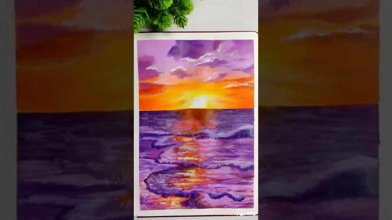 Step by Step Seascape Painting| VitalArtss 