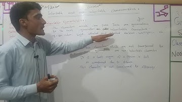 8th class General Science-Ch-2 Inheritable and Non-inheritable characteristics- Science 8th