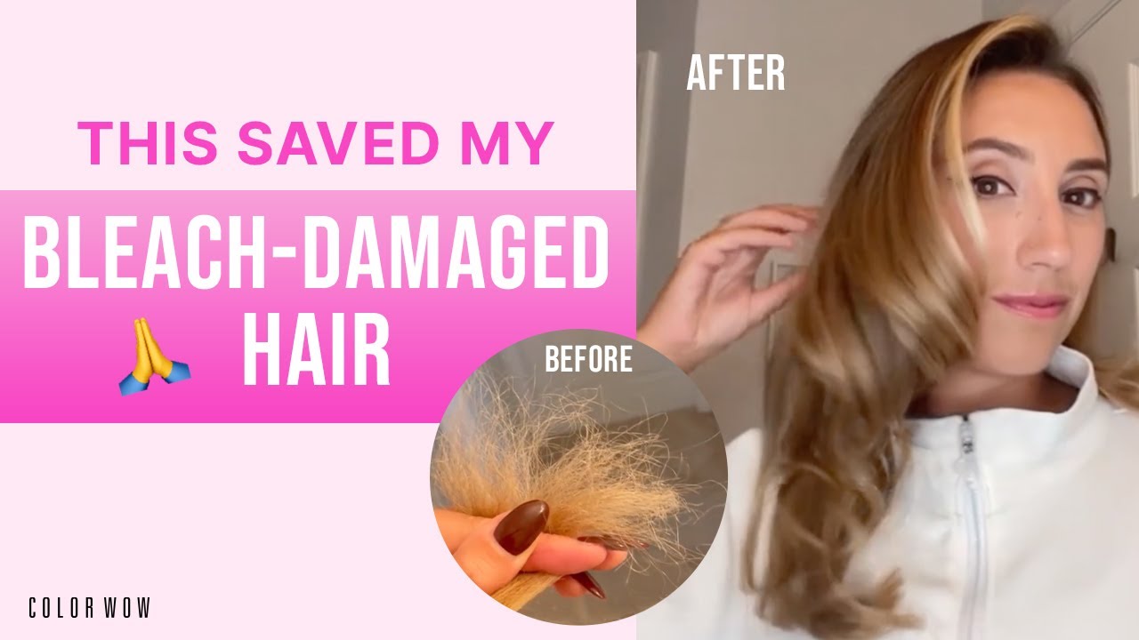 Ask Dr. Joe: How To Fix Bleach Damaged Hair – Color Wow, image size:1280x720