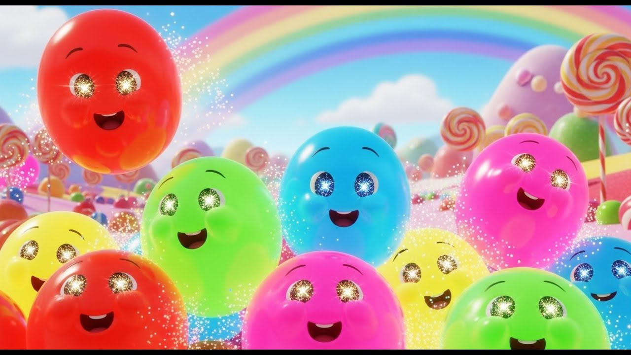 Jellybean Colors Everywhere 🍬 | Learn Colors for Kids | Educational Song