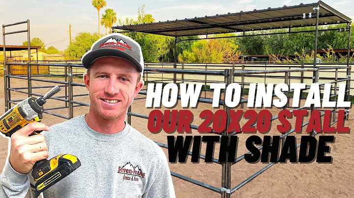 How To Install Our 20x20 with Shade - Seven Peaks ...