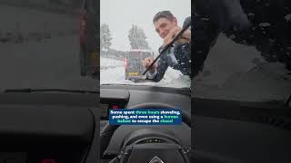 You can plan the wedding… but you can’t plan the weather! 💍❄️ #shorts