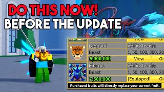 Do This Now Before The Update 21 Release! - Blox Fruits