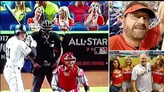 Marlins fan flashes Cardinals pitcher during game