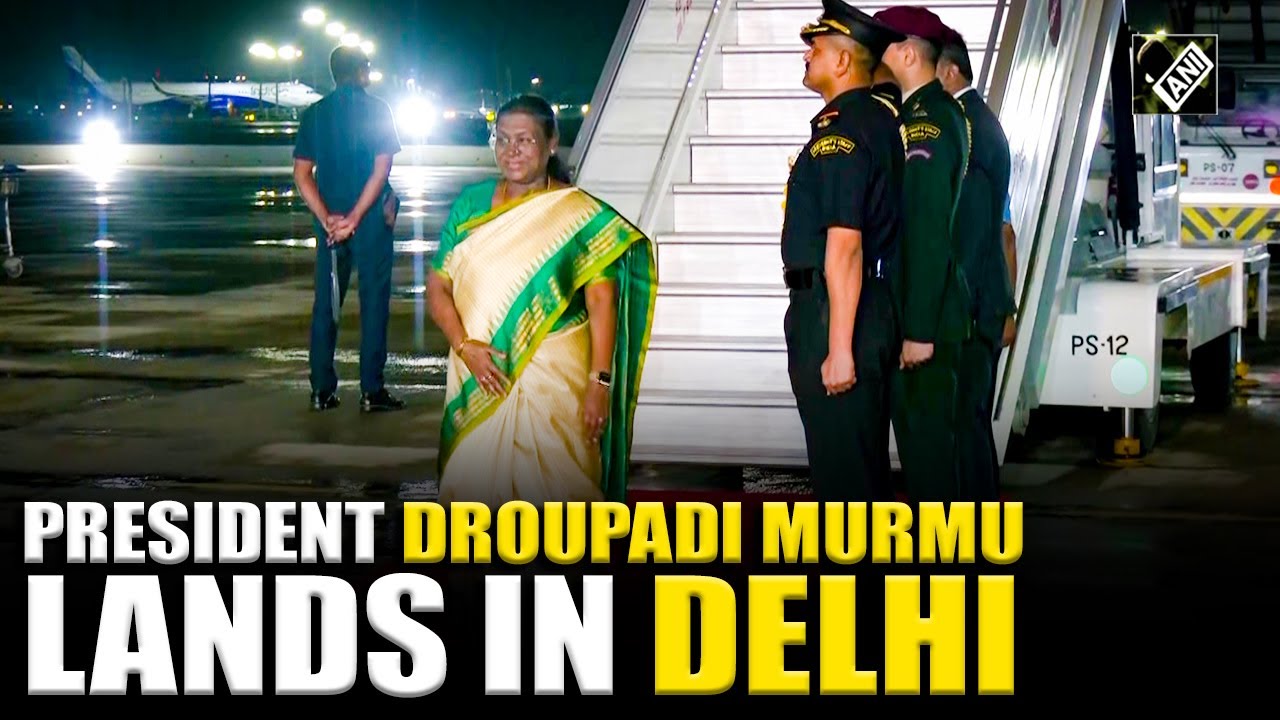 President Droupadi Murmu returns to India after her 4-day state visit to Portugal and Slovakia
