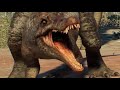 Spinosaurus vs T-Rex, Giganotosaurus, Carcharodontosaurus, Acrocanthosaurus &amp; Indominus Rex - JWE 2