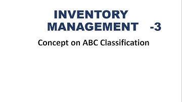 inventory management  part 3 #  operation management