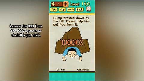 Mr Brain Level 140 Gump pressed down by the hill