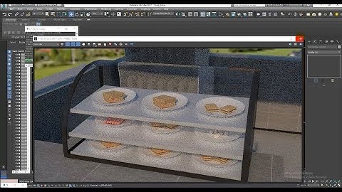 3DsMax Tutorials, Learn 3D Texturing a Food Stall from Scratch in 3dsmax ( Part 8)