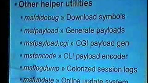 DEF CON 12 - spoonm and HD Moore, Bubonic Buffer Overflow