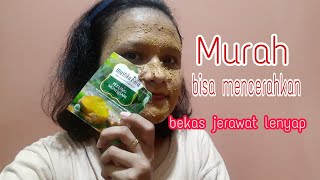 Review Masker Murah dari Mustika Ratu Peeling Mundisari Sachet