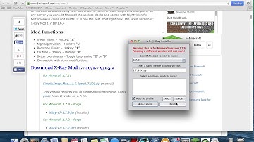 How To Get Xray Mod For MInecraft 1.7.9, 1.7.10 MAC [EASY]