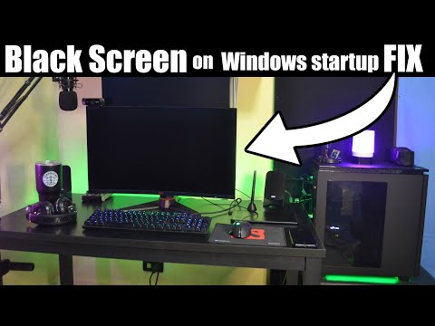 Why is my PC screen black?