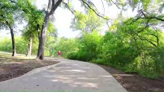 A portion of the Hoblitzelle Park Trail in Plano TX