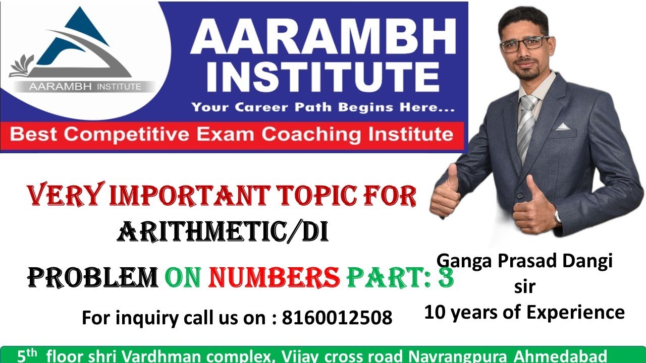 Problem on numbers part 3 problem on numbers for banking by ganga