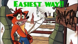 Easy Trick to beat Road to Nowhere - Crash Bandicoot