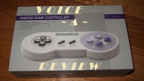 Voice a Review: Episode 49 - 8Bitdo SNES30 Wireless Controller and Retro Receiver