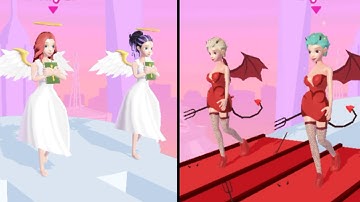 Forward vs Reverse Gaming in Angel vs Devil | All Levels Gameplay Android T20R