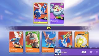 Greninja vs 5 Pokemon /// Pokemon unite /// 2 vs 5 /// battle /// 32+ kills