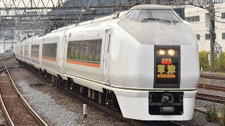 9071M 651系1000番台宮オオOM205編成 大船駅到着シーン