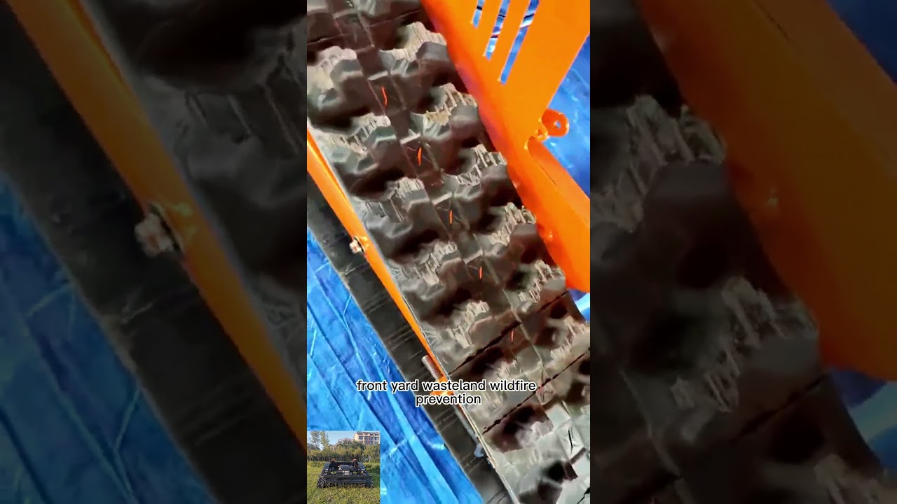 550mm cutting width small size light weight cutting height 1-18 cm adjustable RC brush mower