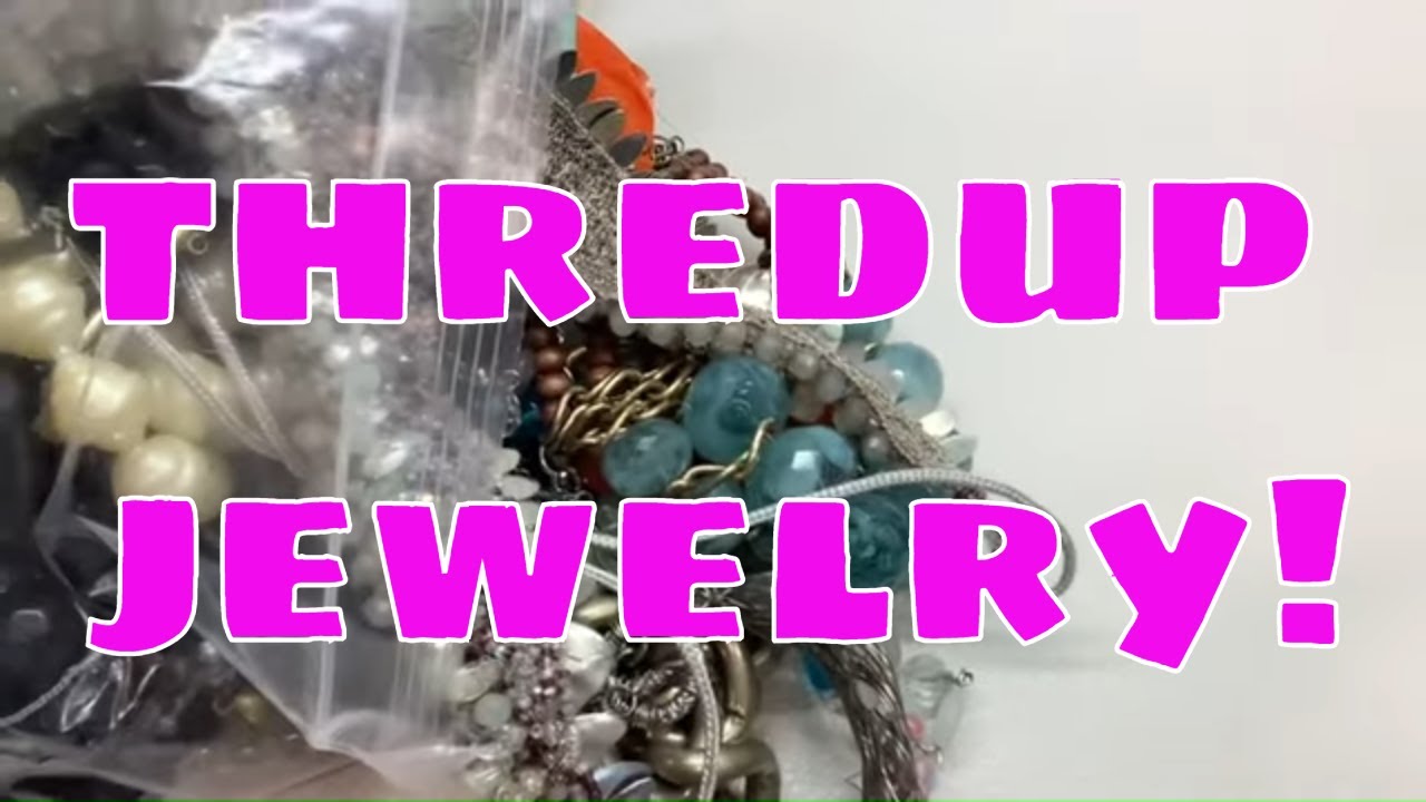 THREDUP RESCUE BOX DIY 5 LB BOX OF JEWELRY, Unboxing 