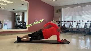 Side plank hip dips