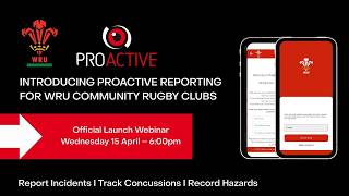 WRU Proactive Reporting Launch Webinar screenshot 1